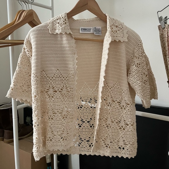 Ports International crochet top (2 piece) - Picture 5 of 16